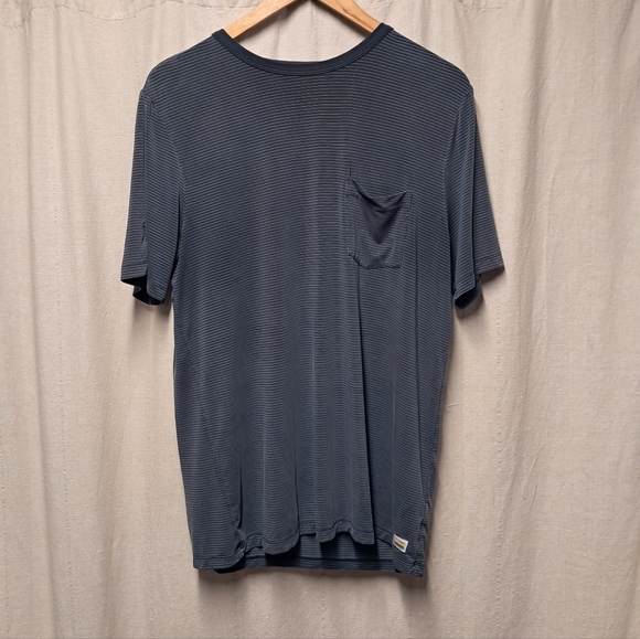 Men's Striped Vuori Linear Tech Tee Size M - Picture 1 of 4